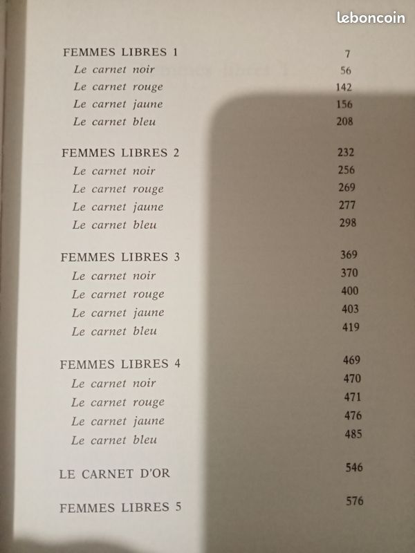 les carnets d or doris lessing